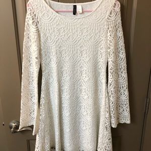H&M white lace dress